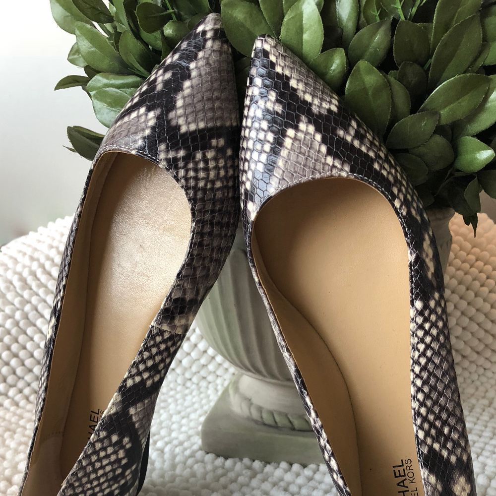 Michael Kors Arianna Python Flat